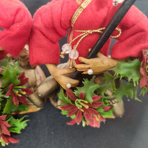 Vintage Set of 3 Tilso Golden Pixies Elves - Picture 9 of 9